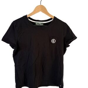 Lauren Ralph Lauren Active Black Crest Logo Tee – Women’s Large